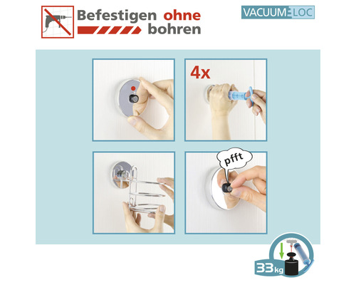 Anleitung zur Montage ohne Bohren mit Vacuum Loc System
