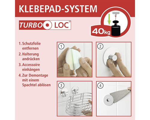 Montageanleitung für Turbo Loc Klebepadsystem