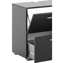 Waschbeckenunterschrank Möbelpartner Carlos BxHxT 80.2x59.1x35 cm anthrazit