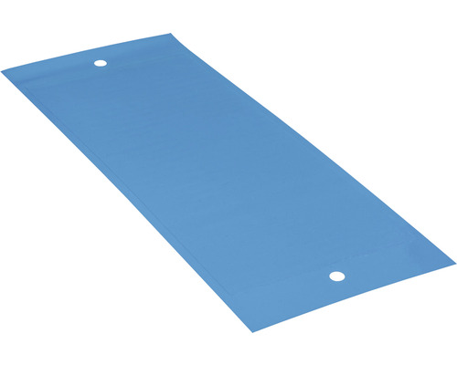 Blaue Abdeckplane mit Ösen