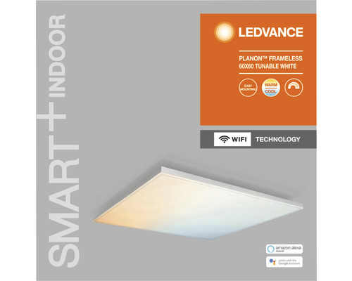 LEDVANCE Planon rahmenlose 60x60 tunable weiße Innenleuchte mit WiFi Technologie