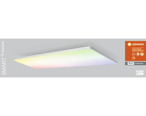 Rahmenloses LED Panel 40W 3300 lm 3000- 6500 K + RGBW 120x30 cm Smart+ WiFi + Nachtlichtfunktion Rahmenloses LED Panel 40W 3300 lm 3000- 6500 K + RGBW 120x30 cm Smart+ WiFi + Nachtlichtfunktion