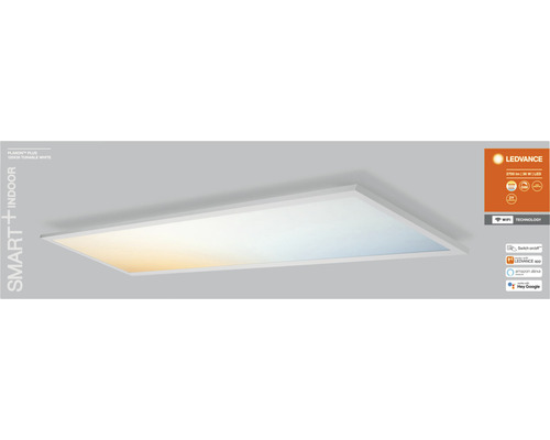 Ledvance LED Panel CCT 36W 2700 lm 3000- 6500 K HxLxB 56x1200x300 mm Smart+ WiFi Planon Plus Tunable White mit Nachtlichtfunktion