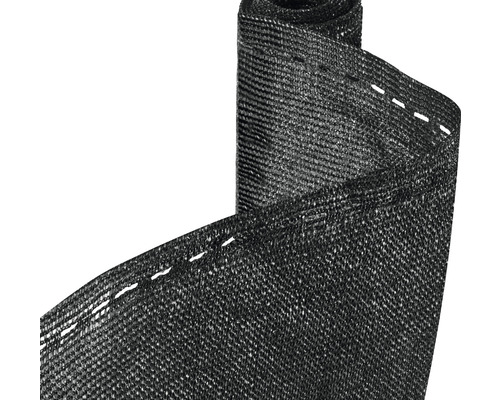 Sichtschutzmatte Konsta HDPE-Gewebe 180g/m² 25 x 1,8 m anthrazit Rollladenpanzer aus Kunststoff