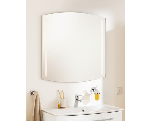 Badspiegel FACKELMANN B.Style mit Sensor 80 x 80 cm