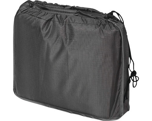 Grauer Packsack mit Kordelzug