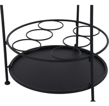Bistrotisch Siena Garden Siero Ø 42 x 74 cm schwarz