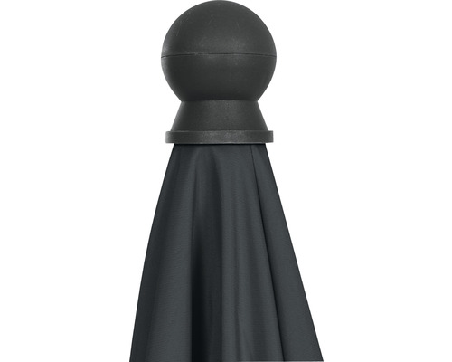 Gartenschirm mit Ballabschluss