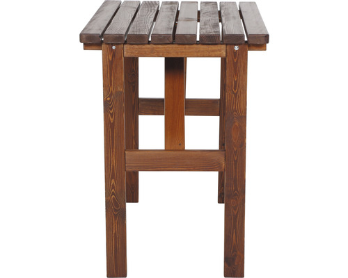 Holzhocker mit Lattenrostsitzfläche