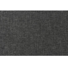 Nahaufnahme eines grauen Stoffes mit feiner Textur.