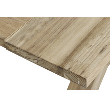 Detailansicht einer Tischplatte aus Holz