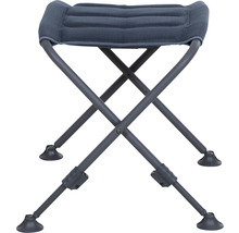 Klapphocker mit Stoffbezug und Metallgestell