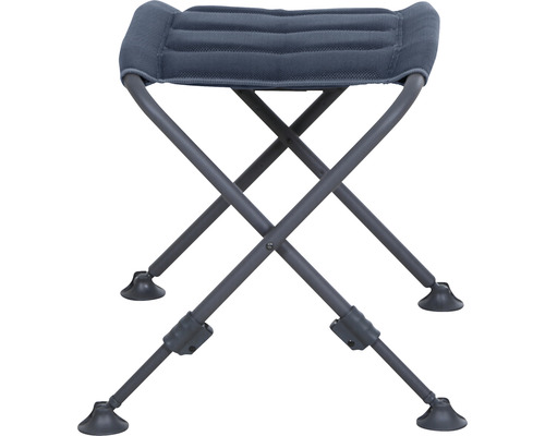 Klapphocker mit Stoffbezug und Metallgestell