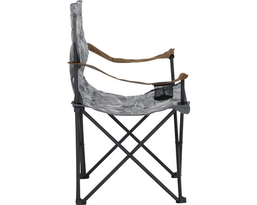 Campingstuhl mit Getränkehalter und Armlehnen