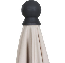 Gartenschirm mit Kugelaufsatz