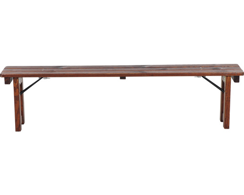 Holzbank mit Klappbeinen für den Innen- und Außenbereich