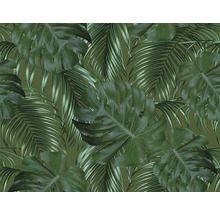 Tapete mit Monstera- und Palmenblattmuster
