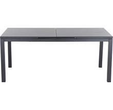 Rechteckiger Ausziehtisch aus Aluminium für den Garten
