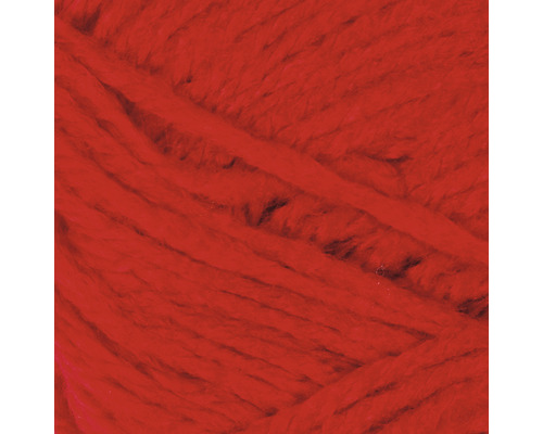 Nahaufnahme von roter Wolle.