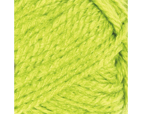 Nahaufnahme von gelbgrüner Wolle