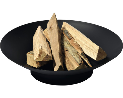 Feuerschale mit Holzscheiten