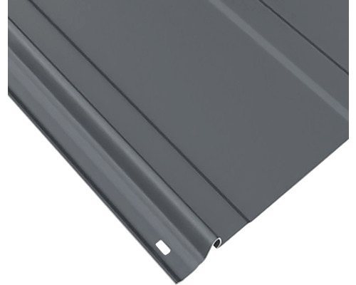 Detailaufnahme eines Trapezblechs