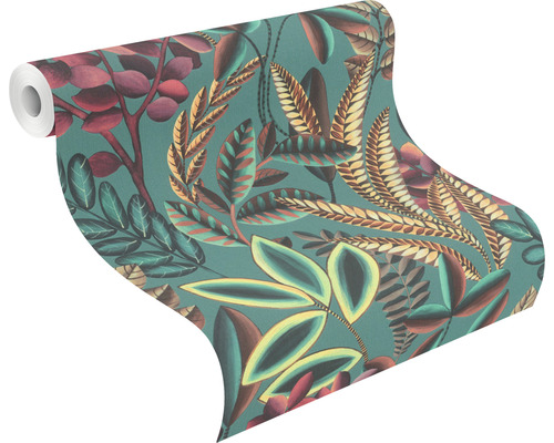 Tapetenrolle mit floralem Muster