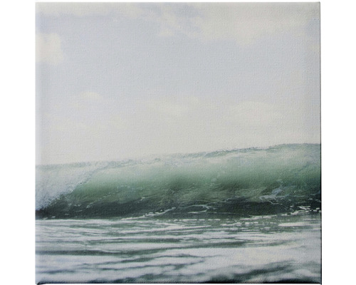 Gemaltes Bild einer einzelnen Welle