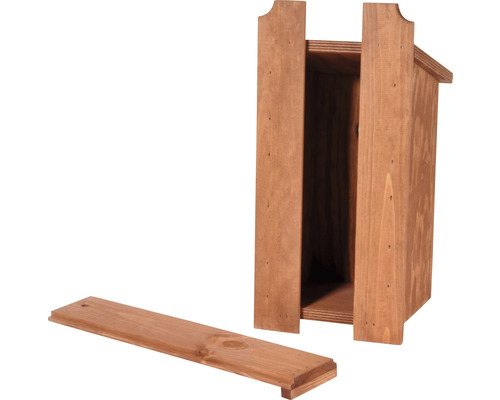 Holzkasten für Fledermäuse mit herausnehmbarem Boden