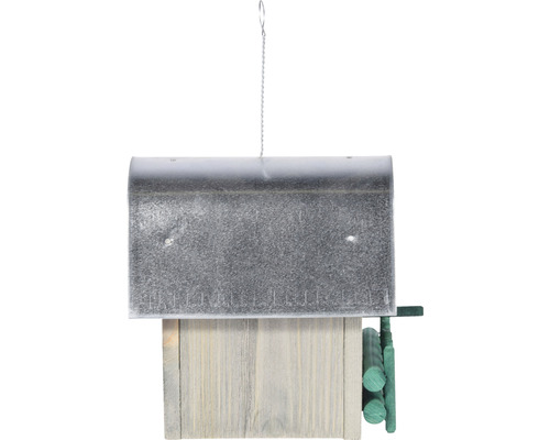 Vogelhaus mit Metalldach zum Aufhängen