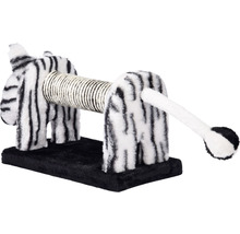 Katzenkratzbaum in Zebraoptik mit Sisalstamm