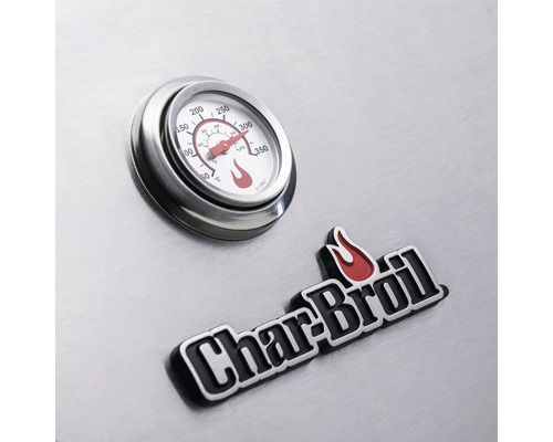 Grillthermometer und Char-Broil Logo