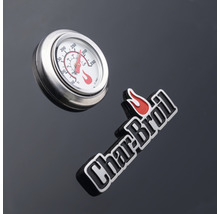Char-Broil Logo und Grillthermometer