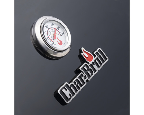 Grillthermometer und Char-Broil Logo