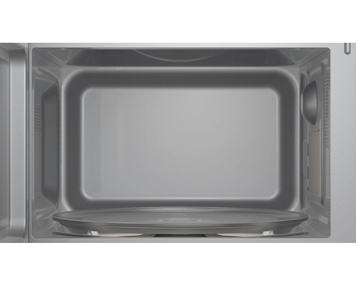 Innenansicht einer Mikrowelle mit Drehteller