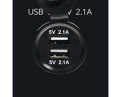 USB-Doppelbuchse mit 5V und 2,1A