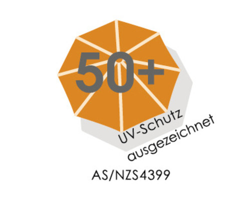 UV Schutz 50+ Siegel