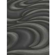 Tapete mit grafischem Wellenmuster