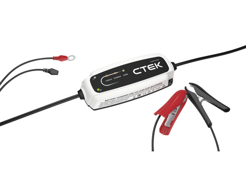 CTEK Batterieladegerät mit Ladekabel und Klemmen