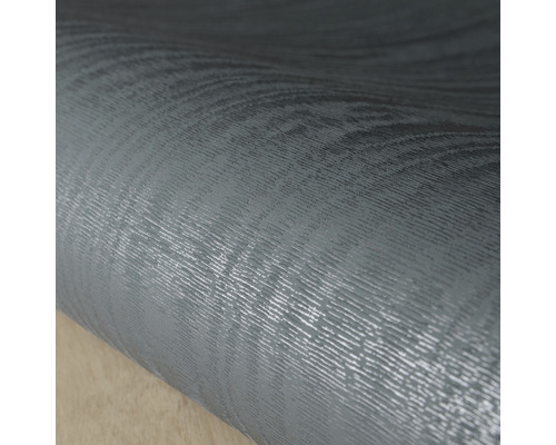 Nahaufnahme einer grauen Tapete mit feiner Struktur