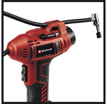 Einhell Akku-Kompressor mit Druckschlauch und Einhell Logo