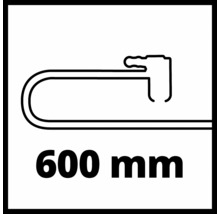 Symbol für eine Rohrzange mit einer Länge von 600 Millimetern