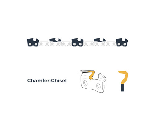 Chamfer Chisel Sägekette Detailansicht