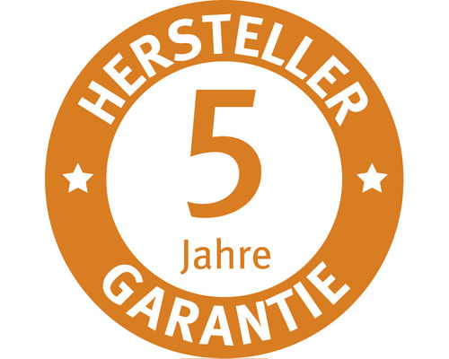 Herstellergarantie 5 Jahre Siegel
