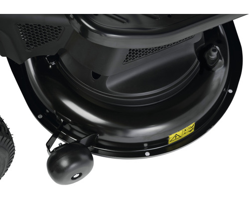 Gehäuse eines Rasenmähers mit Rad