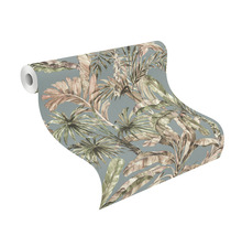 Vliestapete 485257 Florentine III Palmen blau