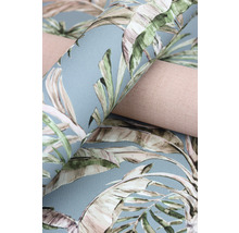 Vliestapete 485257 Florentine III Palmen blau