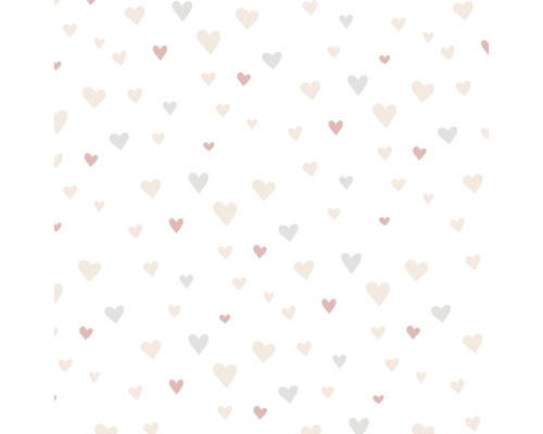 Herzmuster auf Textil