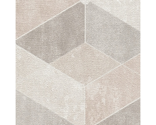 Tapete mit geometrischem 3D-Würfelmuster