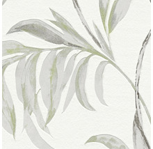 Vliestapete 37830-3 Attractive Blätterranke grün weiß-thumb-4